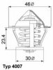 DEUTZ FAHR 12851663 Thermostat, coolant